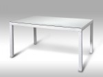 [Obrázek: Umělý ratan - stůl Orlando 150x90 bílý